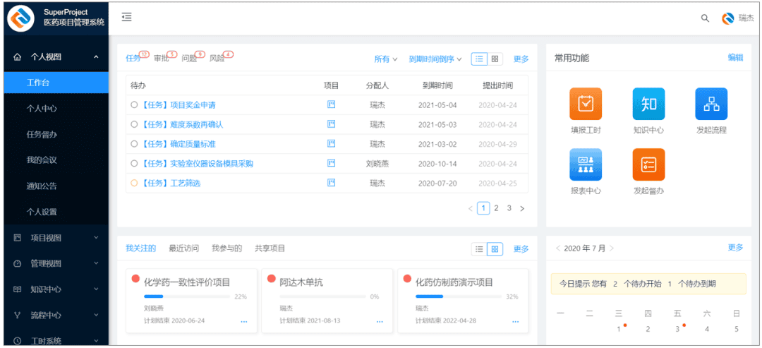 瑞杰科技中标江苏瑞科生物项目管理系统项目(图2)